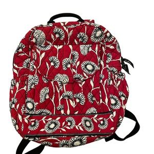 Vera Bradley Retired Deco Daisy Small Quilted Backpack